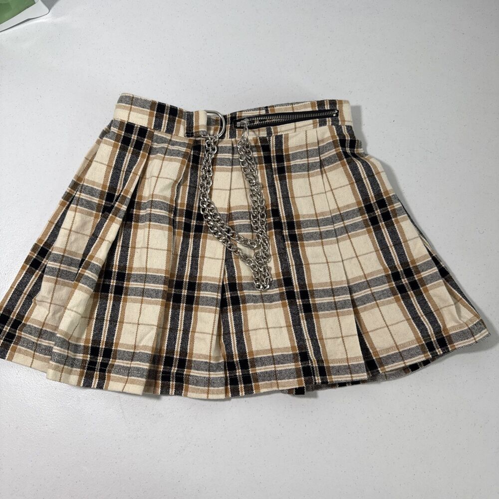 Forever 21 Mini Skirt Womens Small Plaid School Pleated Tennis Academia Y2K 90s